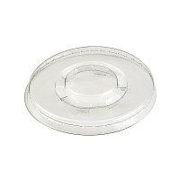 Couvercle plat transparent en plastique PET