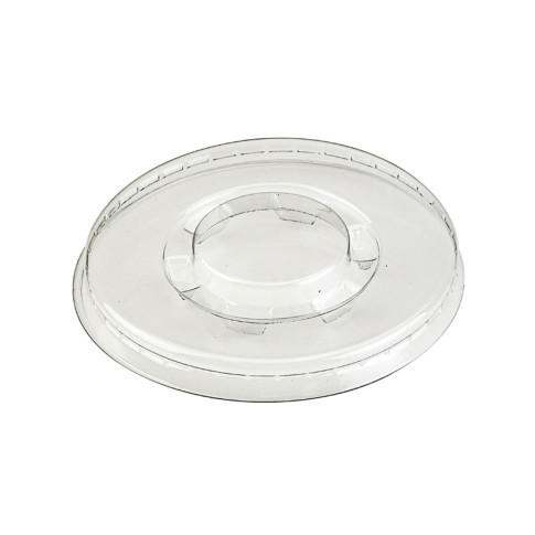 Couvercle plat transparent en plastique PET