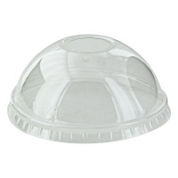 Couvercle dôme transparent en plastique PET  H10mm