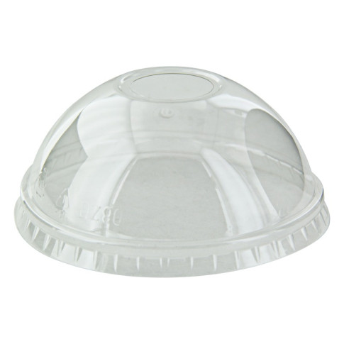 Couvercle dôme transparent en plastique PET  H10mm