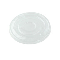 Couvercle plat transparent en plastique PET  H10mm