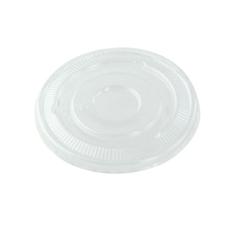 Couvercle plat transparent en plastique PET  H10mm