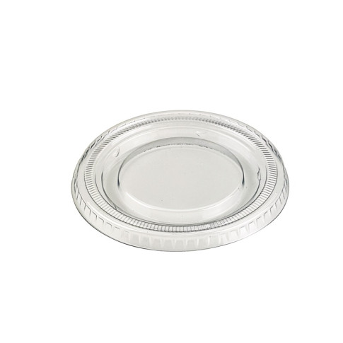 Couvercle plat transparent en plastique PET  H10mm