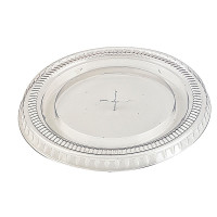 Couvercle PET transparent plat   H10mm