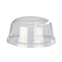 Couvercle PET transparent dôme