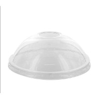 Couvercle dôme transparent en plastique PET