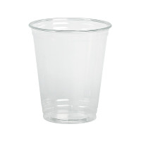 Pot à dessert transparent en plastique PET  H72mm 230ml
