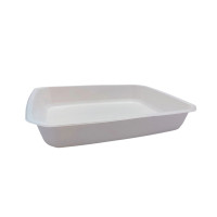Barquette scellable pulpe laminée PLA "gastronorme" 1/2 325x265mm H52mm 3000ml