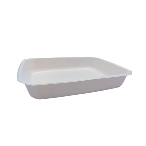 Barquette scellable pulpe laminée PLA "gastronorme" 1/2 325x265mm H52mm 3000ml