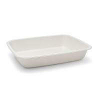 Barquette scellable pulpe laminée PLA "gastronorme" 1/2 325x265mm H52mm 3000ml