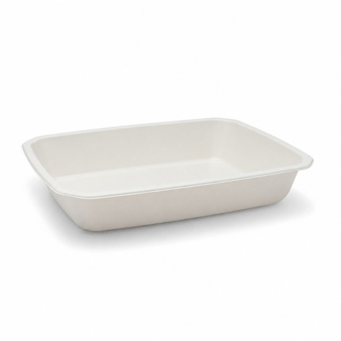 Barquette scellable pulpe laminée PLA "gastronorme" 1/2 325x265mm H52mm 3000ml
