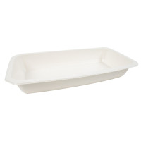 Barquette scellable pulpe laminée PLA "gastronorme" 1/3 325x172mm H48mm 1700ml