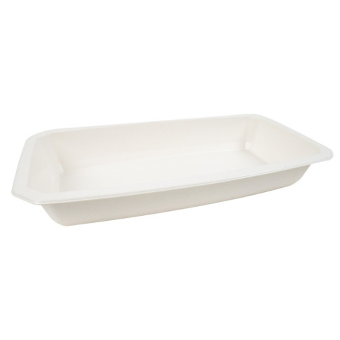 Barquette scellable pulpe laminée PLA "gastronorme" 1/3 325x172mm H48mm 1700ml
