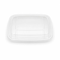 Couvercle dôme rectangulaire transparent en plastique PET 181x167mm H9mm