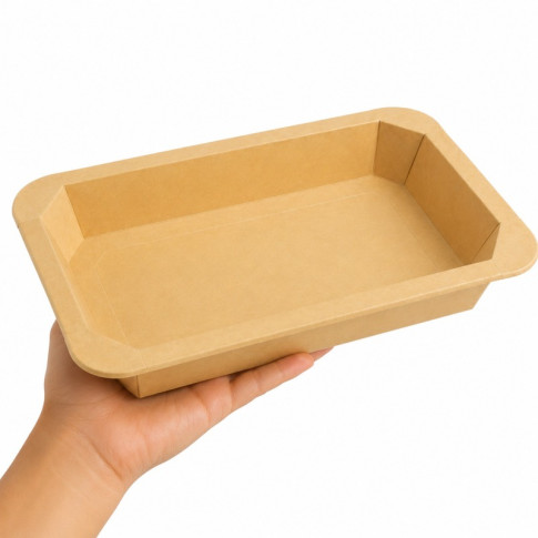 Barquettes GN 1/3 scellables en carton 325x172mm H48mm
