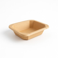 Barquettes GN 1/8 scellables en carton 160x130mm H45mm