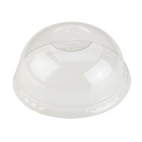 Couvercle PLA dôme transparent avec trou   H50mm