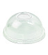 Couvercle PLA dôme transparent avec trou - FK-DLGC1220  H40mm
