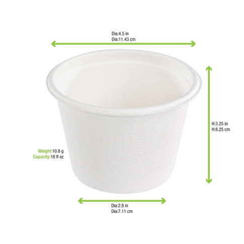 Gobelet pulpe   H83mm 500ml