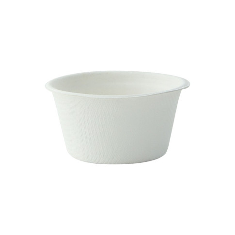 Coupelle pulpe ronde blanche   H30mm 60ml
