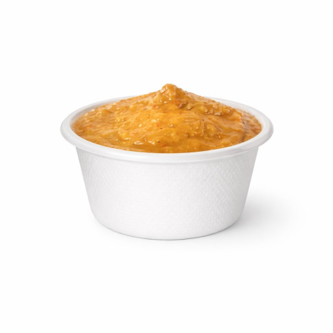 Coupelle pulpe ronde blanche   H30mm 60ml