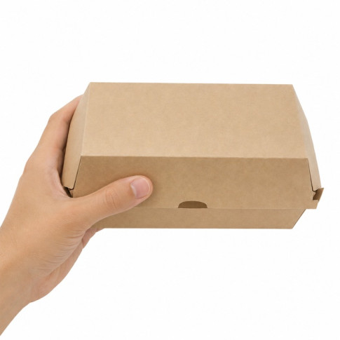 Boîte Kebab kraft Taille S 235x137mm H80mm