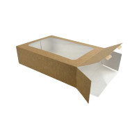 Etui en carton kraft pour plateau repas 310x223mm H83mm