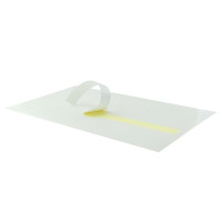 Etiquette autocollante blanche  300x20mm