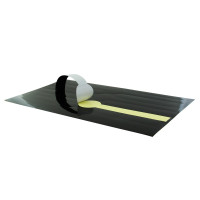 Etiquette autocollante noire  300x20mm