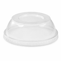 Couvercle PET transparent rentrant  H13mm
