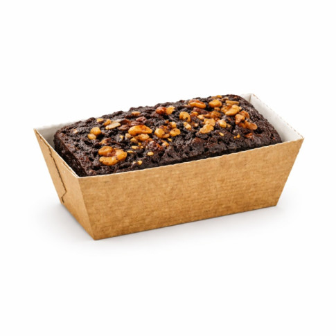 Moule de cuisson carton microflute rectangulaire  103x55mm H40mm 160ml