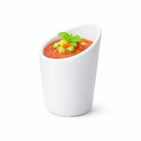 Mini pot en porcelaine blanc   H80mm