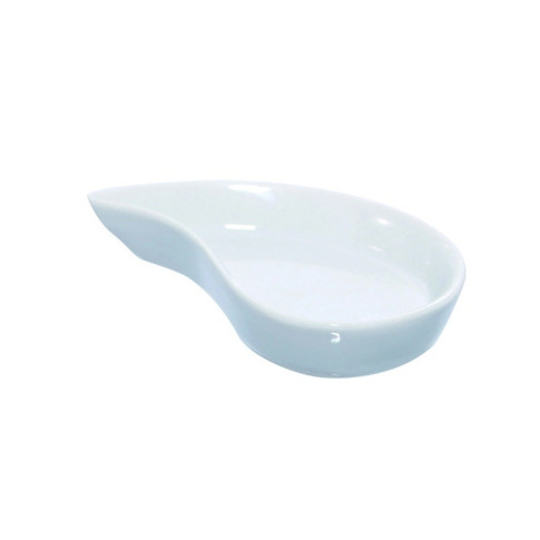 Mini plat en porcelaine blanc  78x48mm H15mm