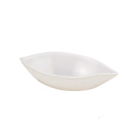 Mise en bouche blanche en pulpe Wave  110x52mm H25mm
