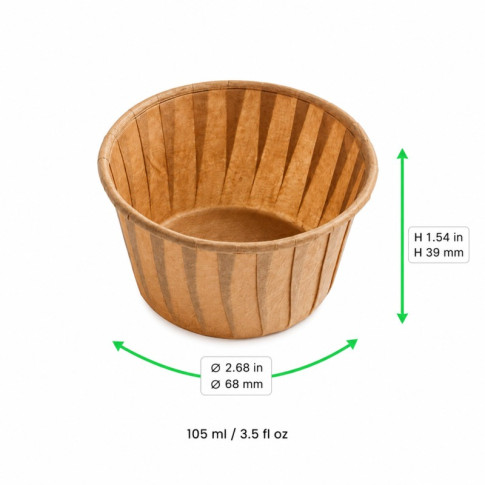 Moule/godet de cuisson  H39mm 105ml