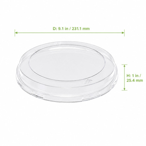 Couvercle Pet anti-buée pour moule de cuisson 210MCTO240  H26mm