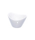 Mini pot en porcelaine blanc  66x54mm H45mm