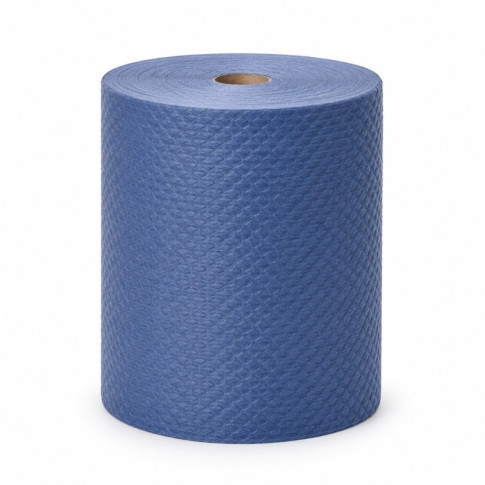 Nappe  Bleu démassé en rouleau en cellulose  1 200x100 000mm H10mm