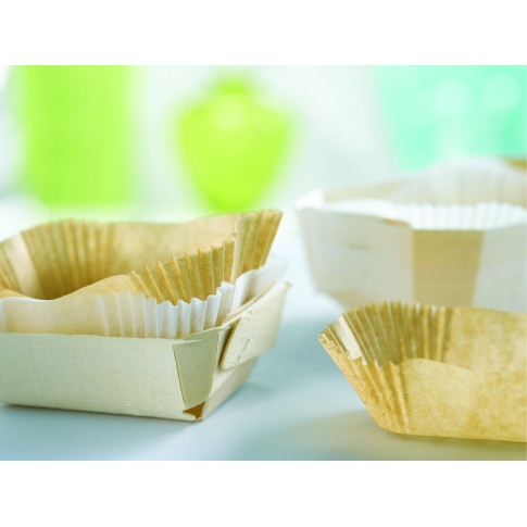 Moule de cuisson bois avec caissette papier  265x115mm H70mm 1200ml