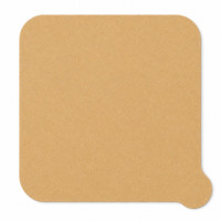 Opco kraft opercule de scellage pour contenant 134x134mm