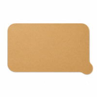 Opco kraft opercule de scellage pour contenant 175x125mm