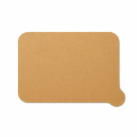 Opco kraft opercule de scellage pour contenant 189x141mm