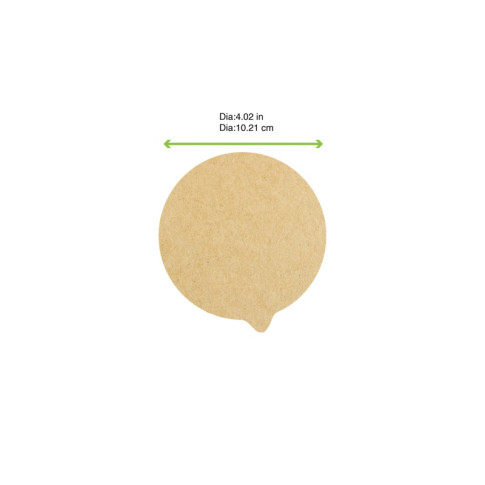 Opercule scellable en papier kraft
