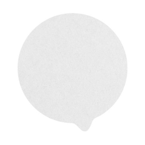 Opercule scellable en papier blanc