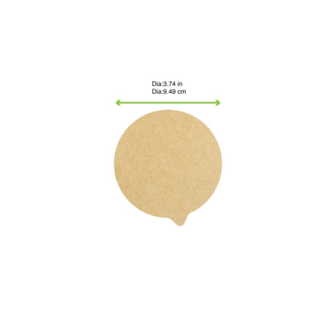 Opercule scellable en papier kraft