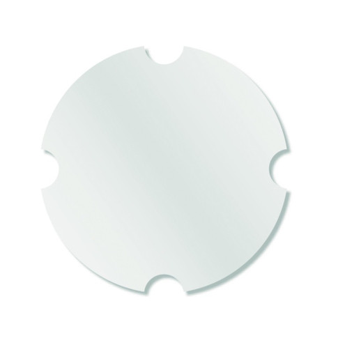 Disque de fermeture blanc en carton pour seau à poulet