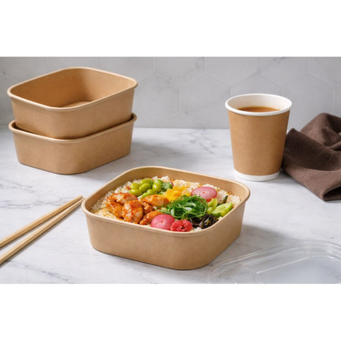 Saladier KraftCarré Multi Usage 170x170mm H56mm 1000ml