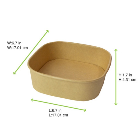 Saladier KraftCarré Multi Usage 170x170mm H42mm 750ml