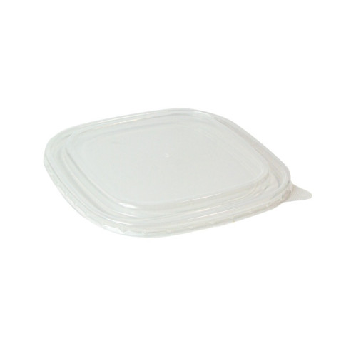 Couvercle PET pour saladier carre  170x170mm