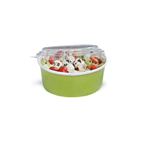 Couvercle plat transparent en plastique RPET